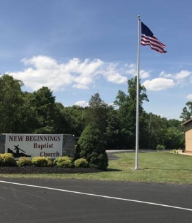 30' ESR Flagpole with Solar Light, Altavista Virginia